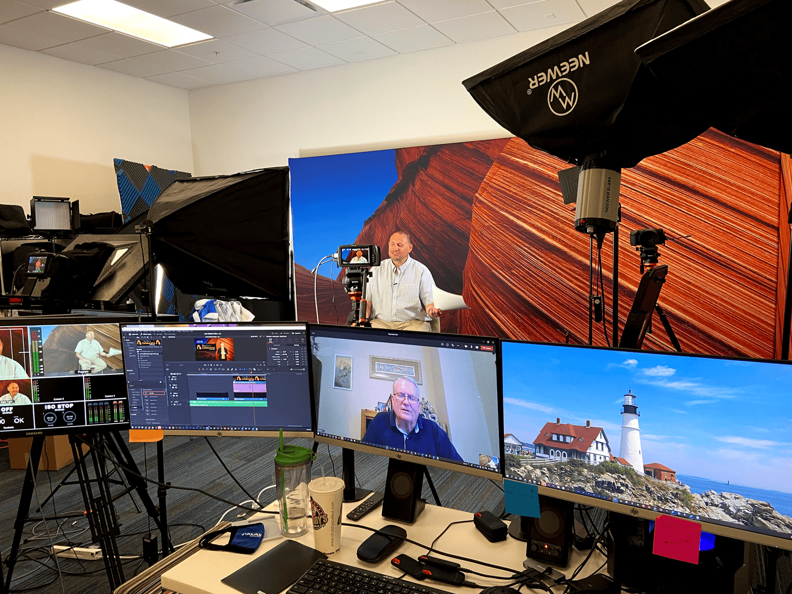 studio in use