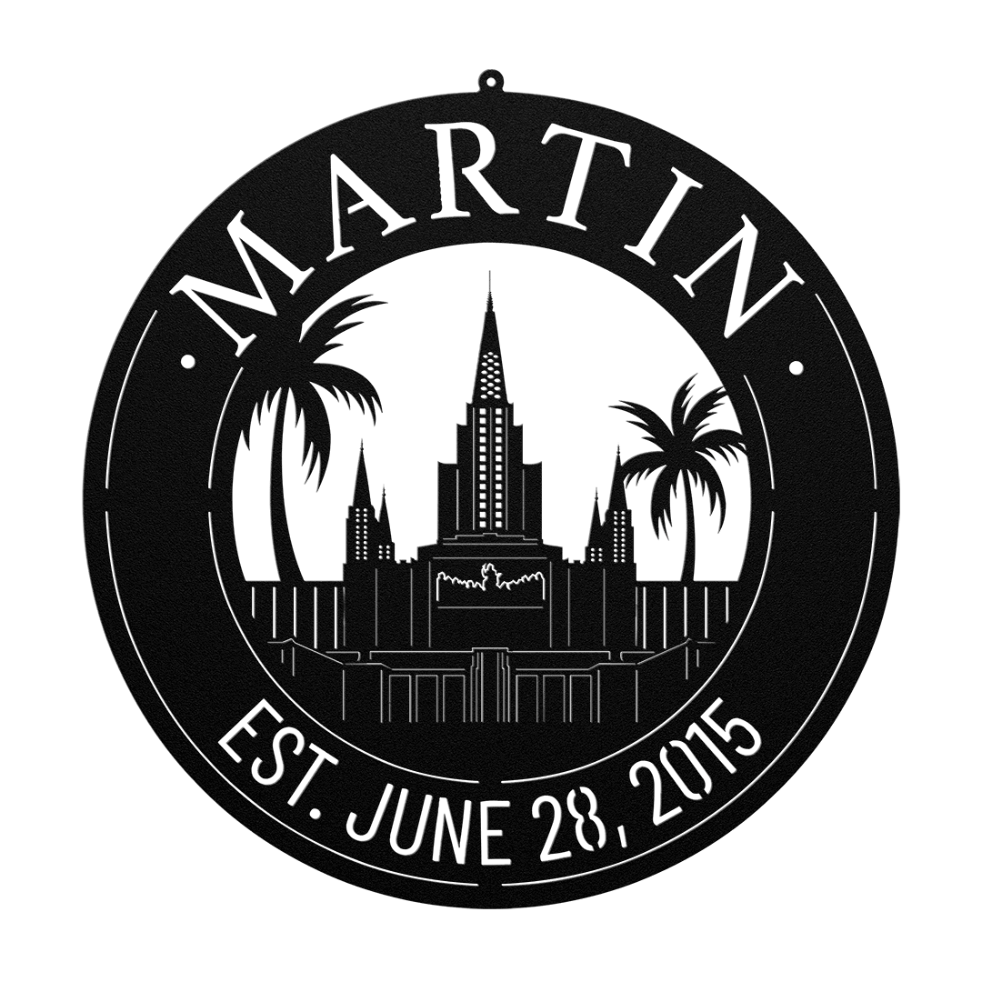 oakland lds temple wall art black transparent mockup