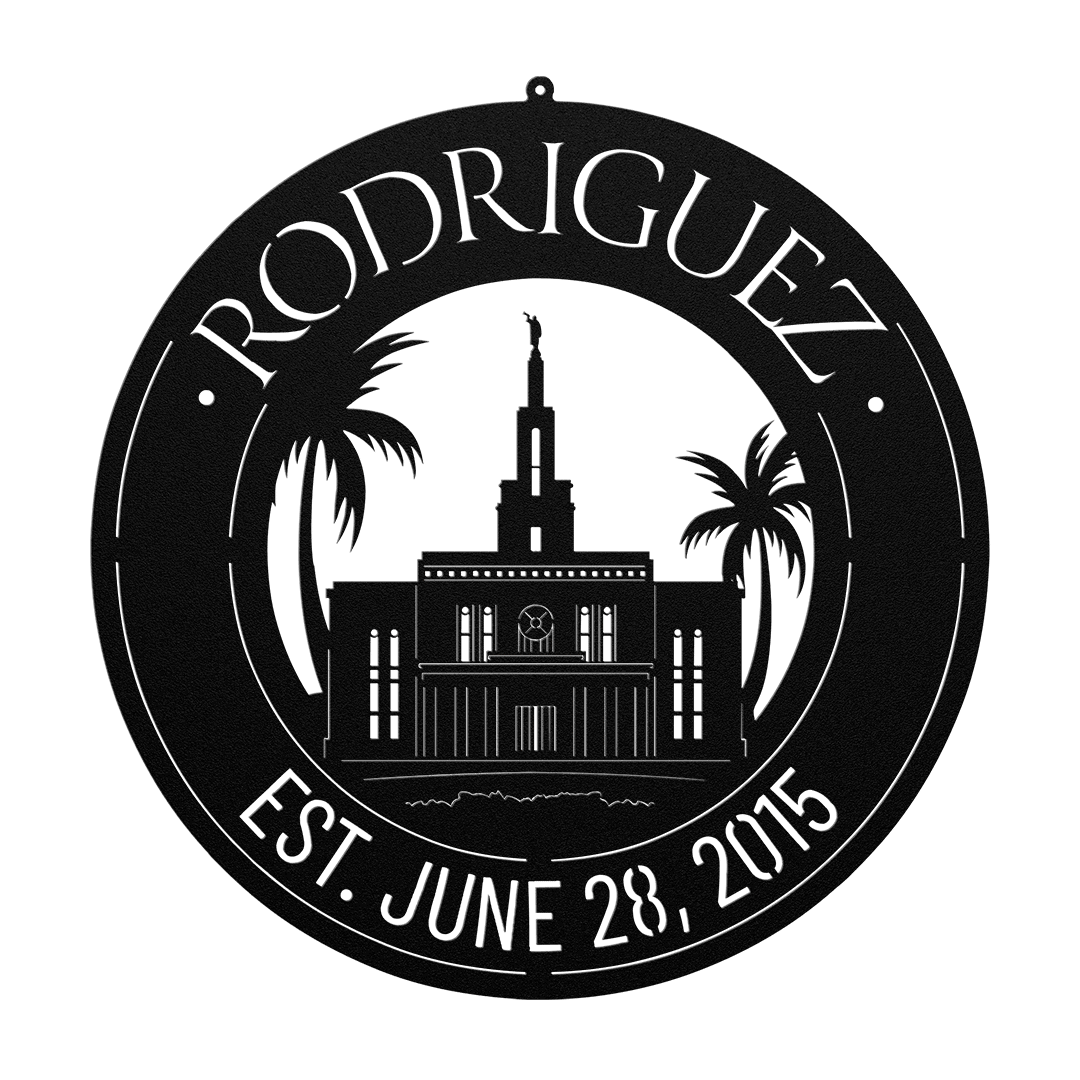 panama city lds temple black transparent mockup