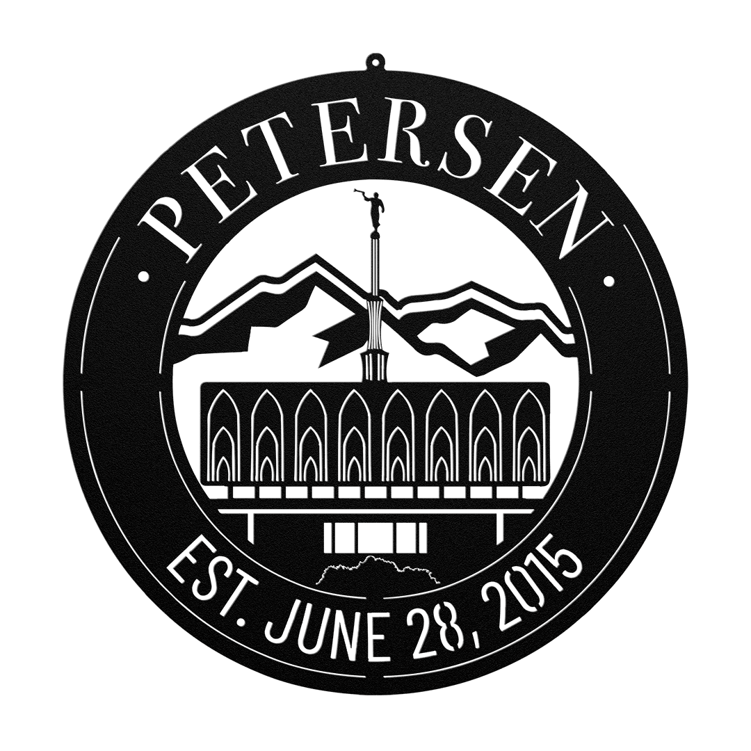 provo lds temple black transparent mockup
